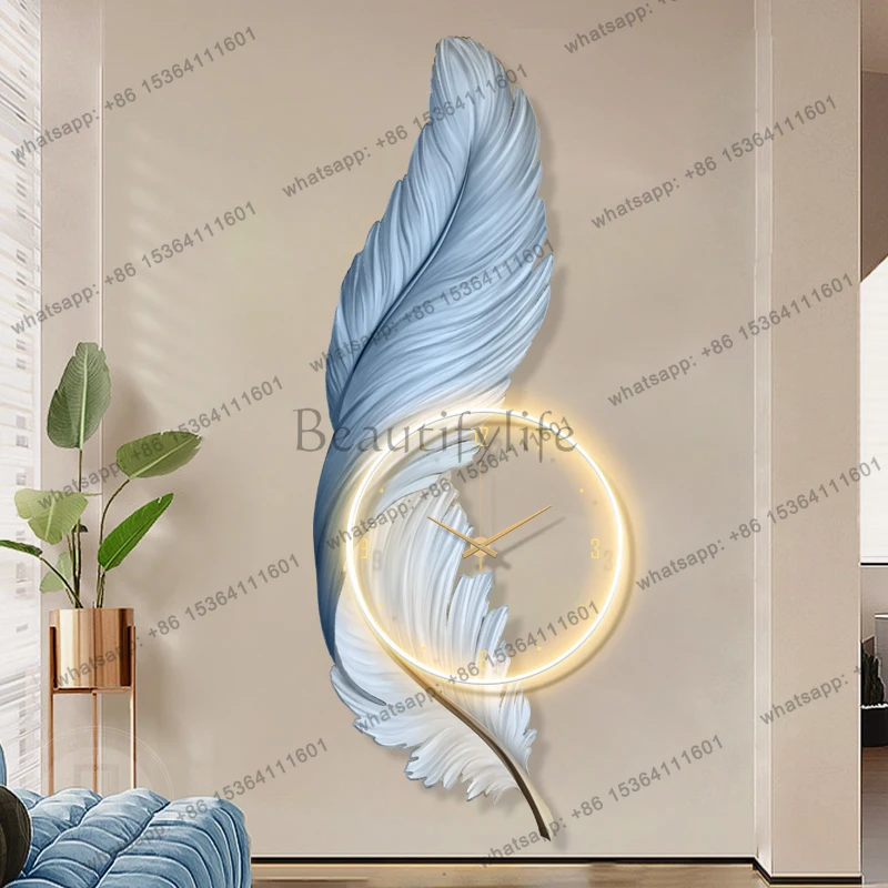 Nordic home decor items digital clock wall clock living room room decoration godinnik on the wall gaming
