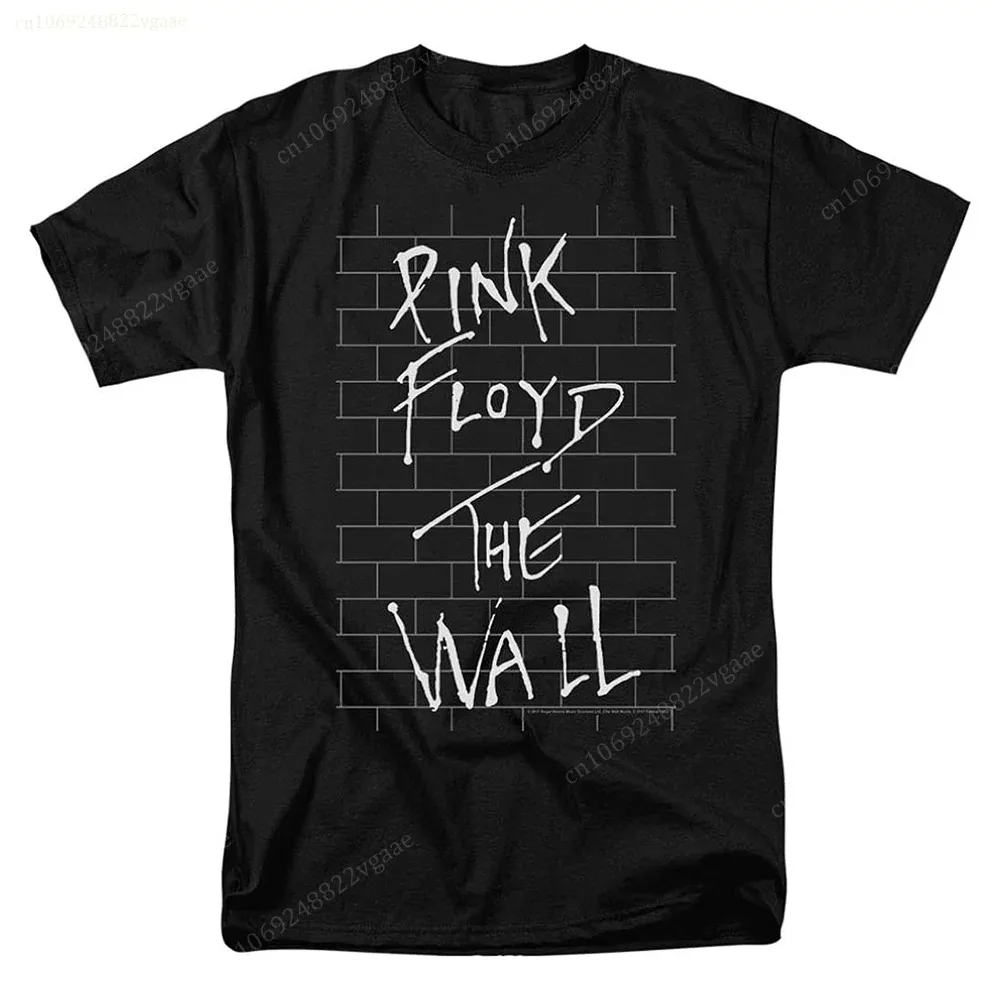 The Pink FloydS The Wall T-Shirt Men's Hard Rock Band Cotton Short Sleeve T-Shirt Hip Hop Clothing Vintage Top Boys Short Sleeve