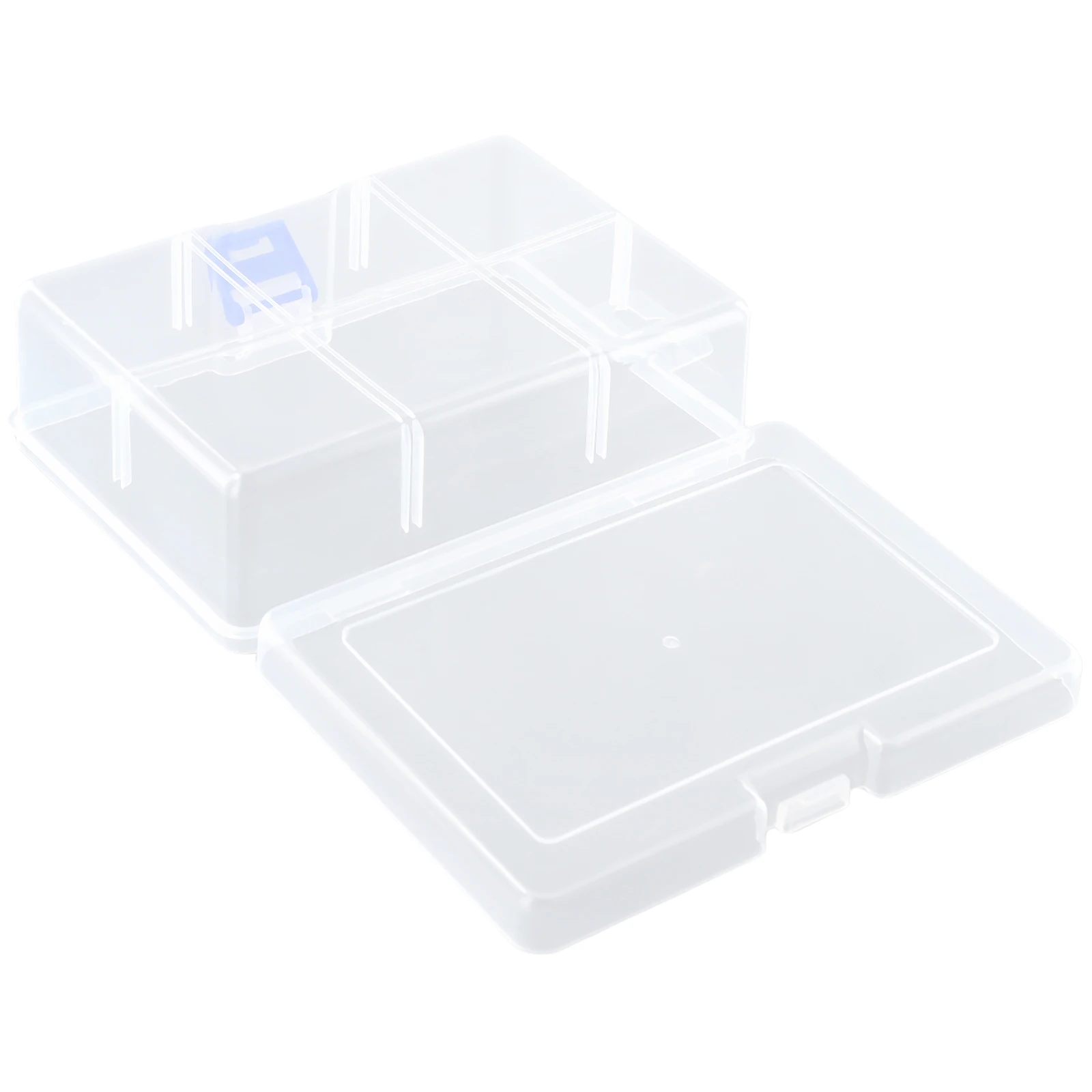 1PCS 16.5cm*12cm*5.8cm Large-capacity Transparent Plastic Cosmetics Storage Box Holder Case Container Travel Hotel 2023 New