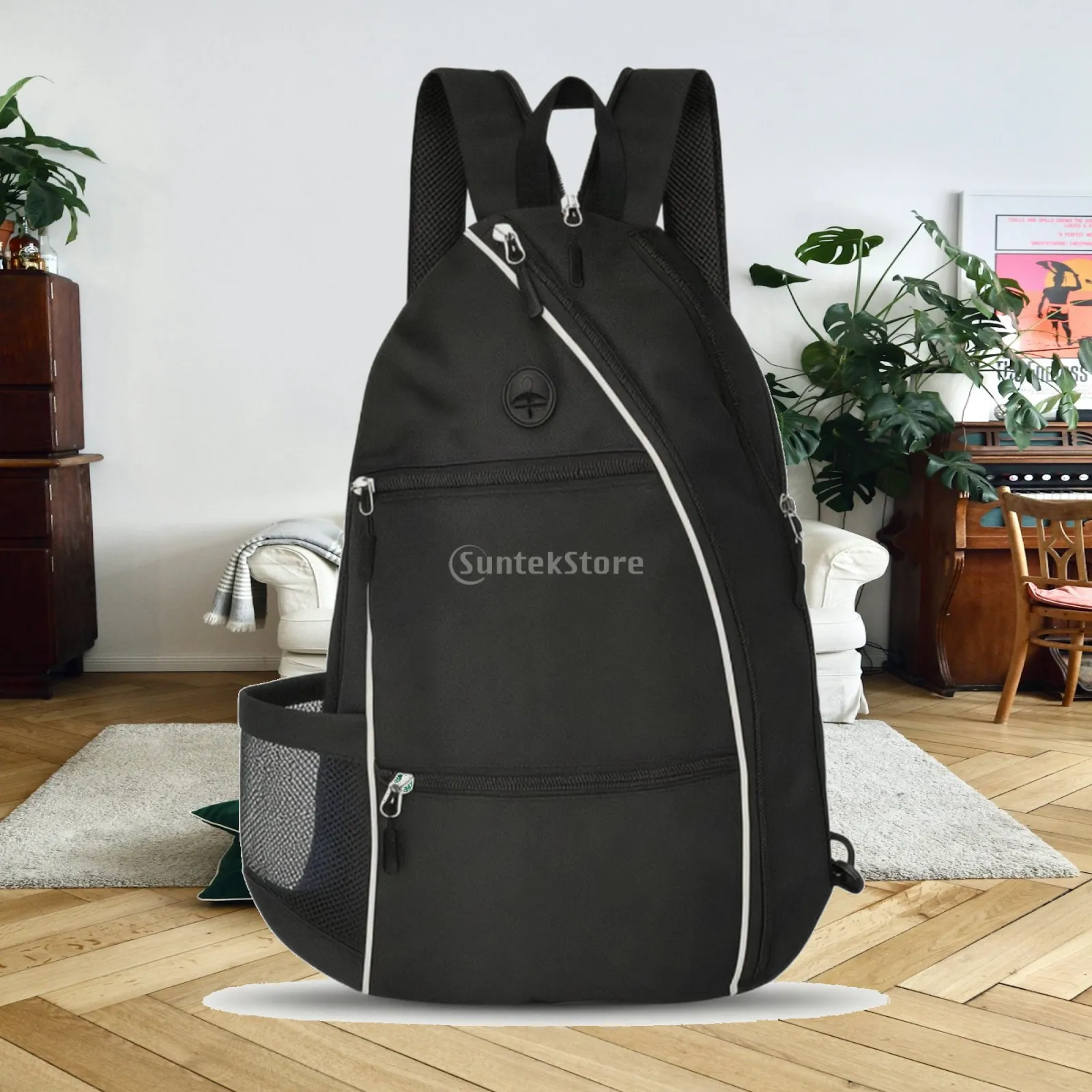Pickleball Backpack Lightweight Tennis Backpack Bag with Water Bottle Holder Compact Tear-Resistant for Commuters, Travel