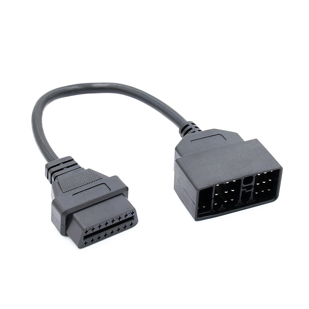 22Pin to 16Pin OBD2 Adapter Cable For Toyota Old Vehicles, OBD Diagnostic Connector Cable