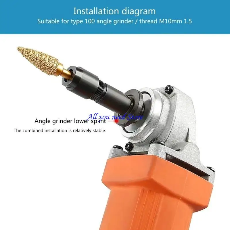 

K9FB Convenient Grinder to Straight Grinder Conversion Tool for Various Grinding and Cutting Applications