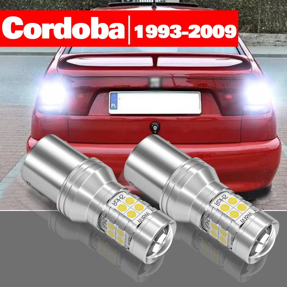 

For Seat Cordoba 1993-2009 2pcs LED Reverse Light Backup Lamp Accessories 2000 2001 2002 2003 2004 2005 2006 2007 2008