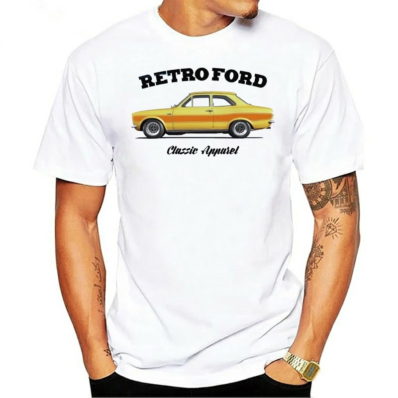 Brand New 2020 Summer Mens Cool Casual Classic American Car Fans Escort Rs2000 Mk1 T-Shirt. Retro Classic Car Escort Mark Tee