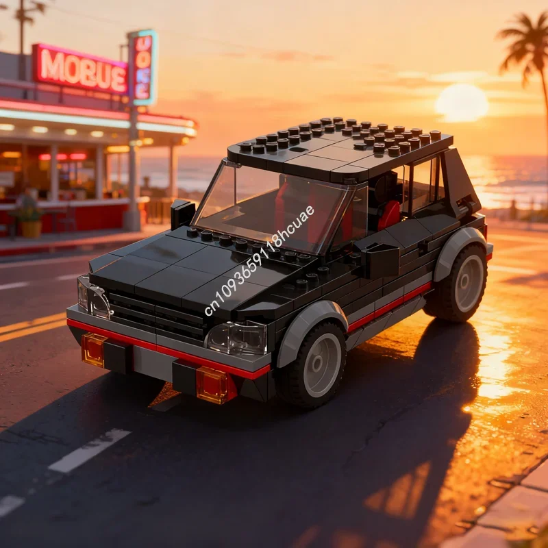

261pcs MOC Peugeot GTI 8 Studs Wide Hot Hatch City Model Building Christmas Gift Blocks Construction Toy DIY Idea Education