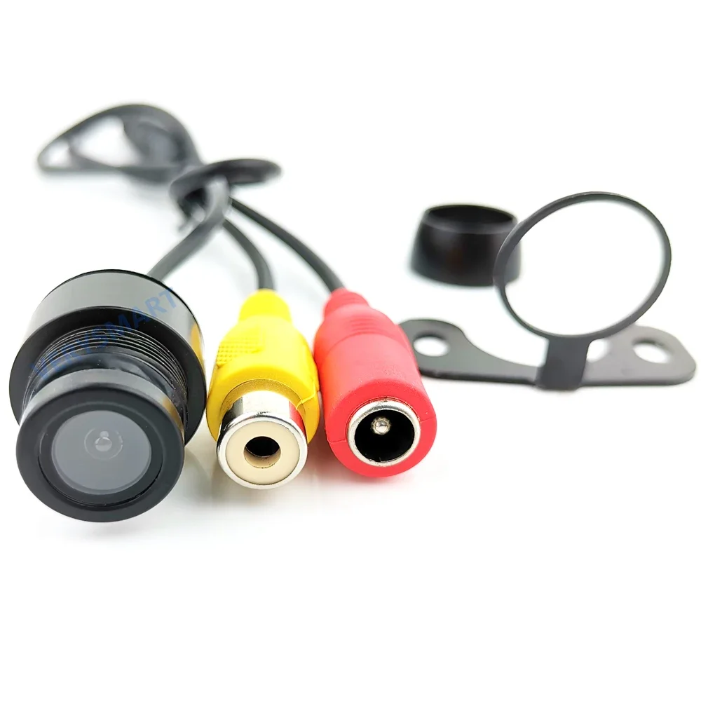 كاميرا مراقبة للسيارة كاميرا صغيرة خارجية مقاومة للماء Ip67 Cvbs كاميرا CCTV تناظرية صغيرة 12 فولت 1A رؤية أمامية