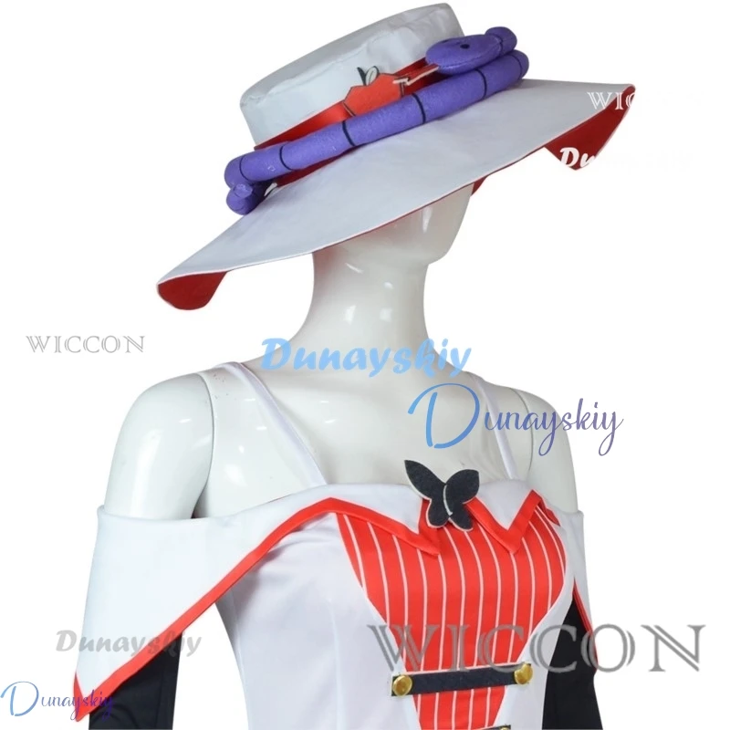 أزياء لوسيفر مورنينجستار التأثيرية للجنسين زي أنيمي هاسبين للبالغين بدلة نسائية للفندق أزياء كرنفال الهالوين الموحدة #2