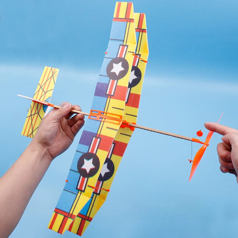 Bande de caoutchouc de couleur aléatoire, modèle d'avion électrique, produit de niveau de compétition, forte puissance et vol durable, 1 pièce