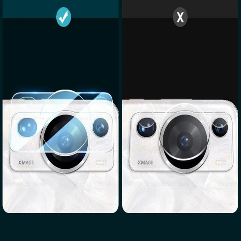 Protector de pantalla de vidrio templado para lente de cámara 3D, película protectora para Huawei P60 Pro P60 Art Huawey P60Pro, 2 uds.
