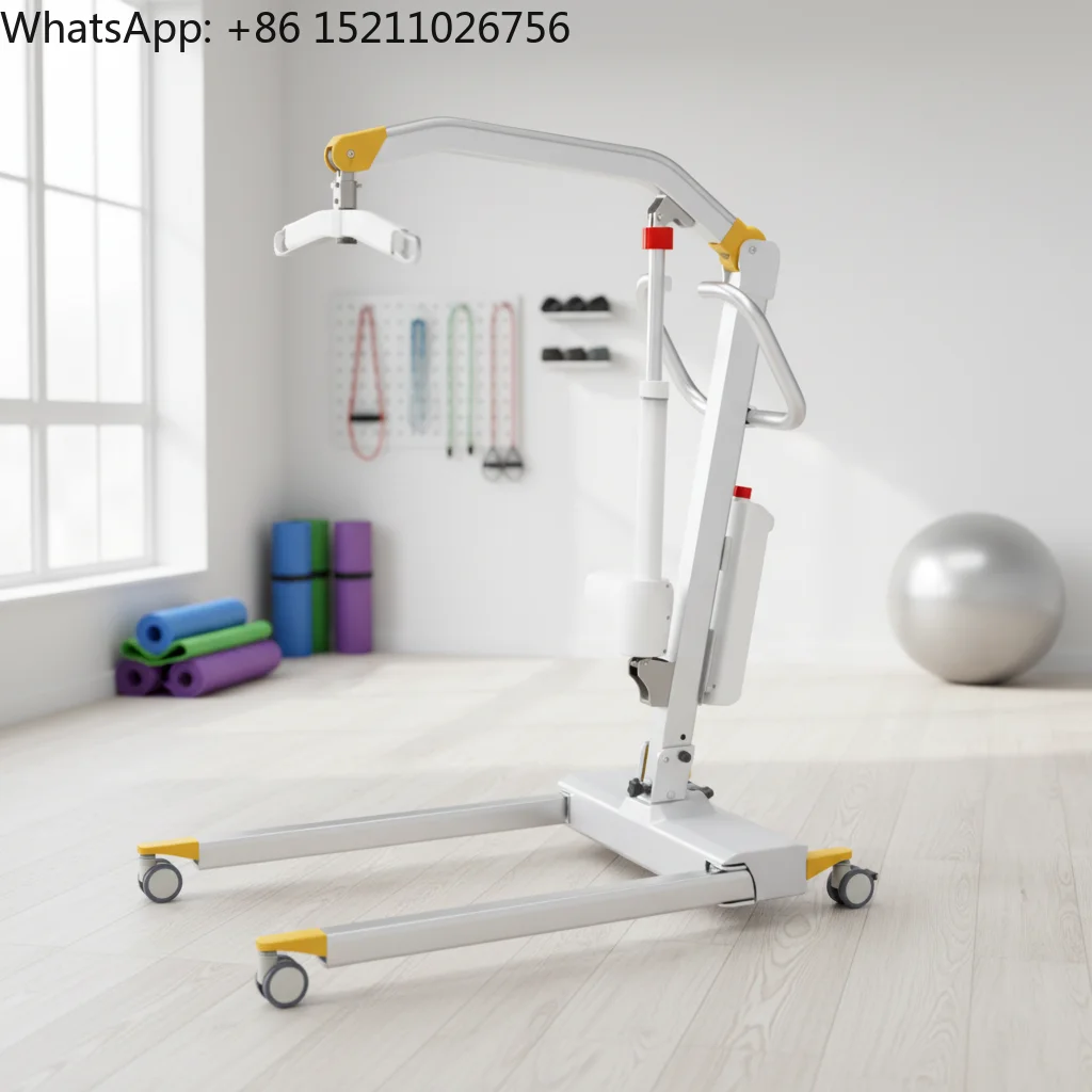 Humaneotec HNT-ST-M005A Class I Training Apparatus Electric Foldable Aluminium Patient Lift Car Use Walking Transfer 1 Year