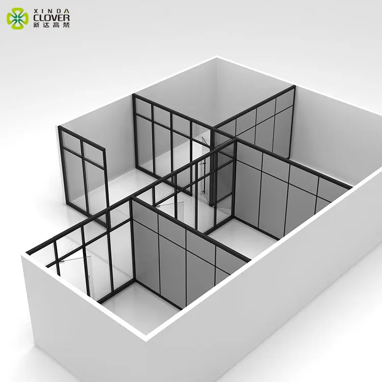 Interior Office Cubicle Wooden Partition Supplier