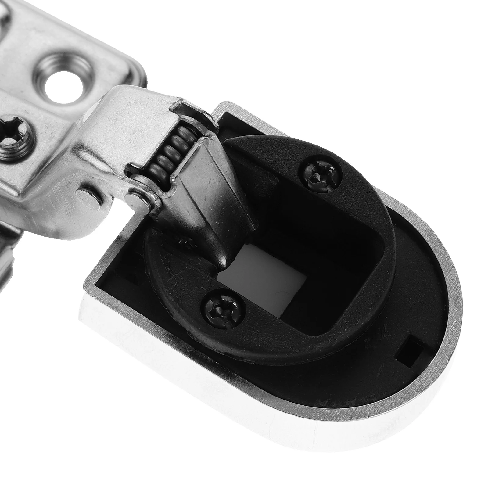 

2pcs Cabinet Glass Door Hinge Iron Plastic Damping Hinge For Kitchen Cupboard Corner Cabinet Buffer Hinges Heavy Duty