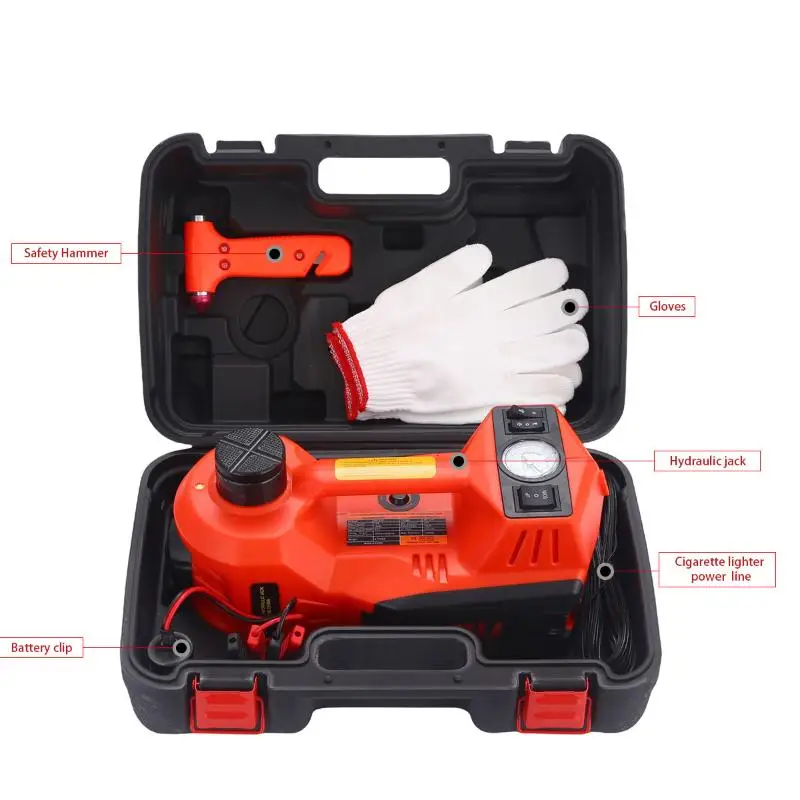 5Ton Car 12V jack electric spanner tool hydraulic jack set car repair tools