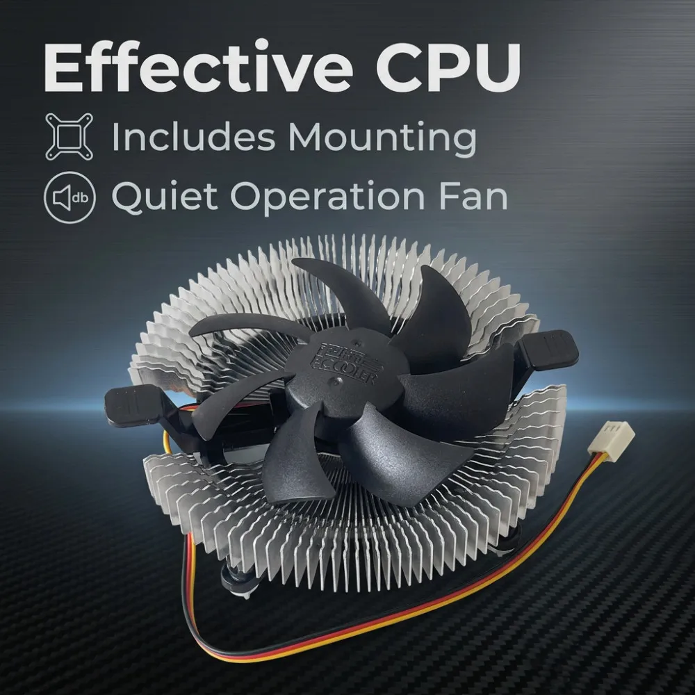 Ventilador disipador de calor de refrigeración del enfriador de CPU para Inter LGA775/1155/1156 AMD 754 AM2/AM2+/AM3