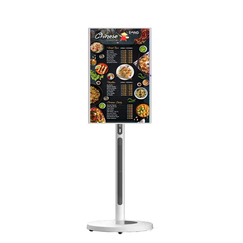 

22 27 32 Inch Android 13 Portable Smart LCD Display Indoor Digital Signage Floor Kiosk for Shopping Mall Advertising Stand
