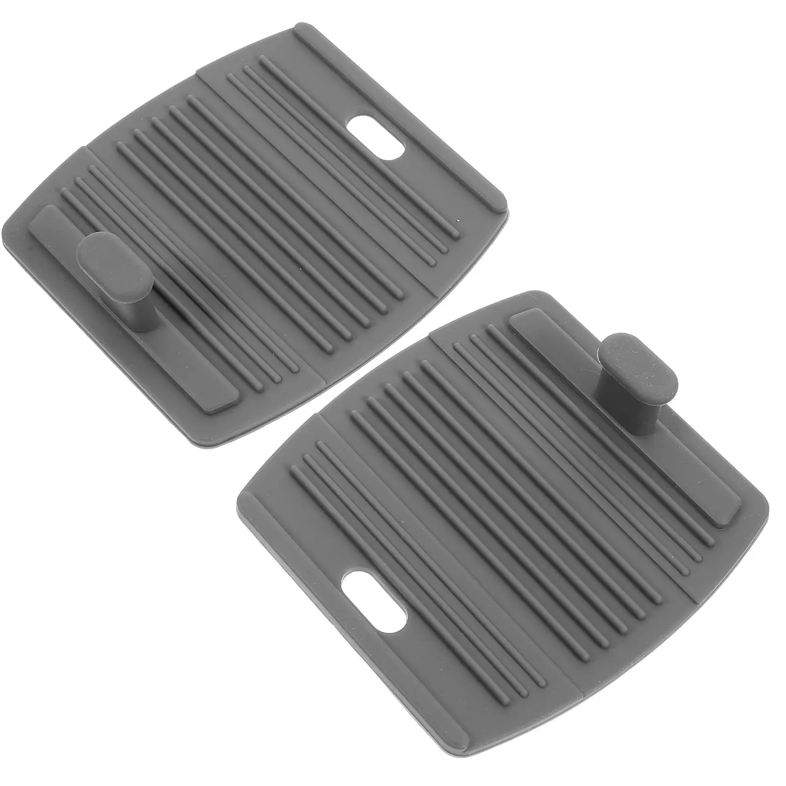 

2 Pcs Silicone Pot H le Covers Heat Resistant Anti Scalding Grips High Holders Non Slip Easy Cast Iron