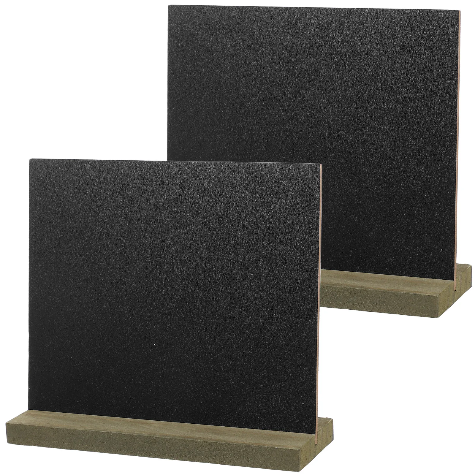 

2Pcs Vintage Mini Chalkboard Signs Rustic Wooden Message Boards for Wedding Food Display Table Number Event Decoration