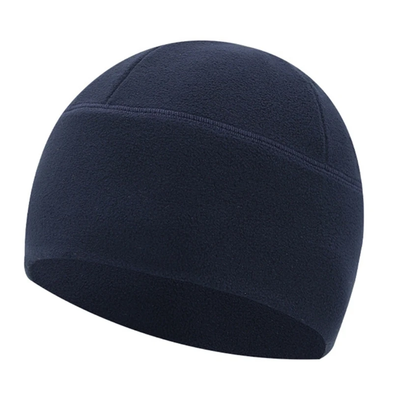 Men Fleece Hat Warm Winter Hat for Pill Resistant Sports Headgear Beanie Adult Mountain Climbing Hat Camping C