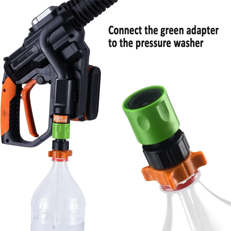 AAAC-2 ensemble adaptateur de bouchon de bouteille WA4038 pour adaptateur de bouchon de bouteille Worx Hydroshot-WA4038 pour 60044335   Bouchon de bouteille pour nettoyeur haute pression