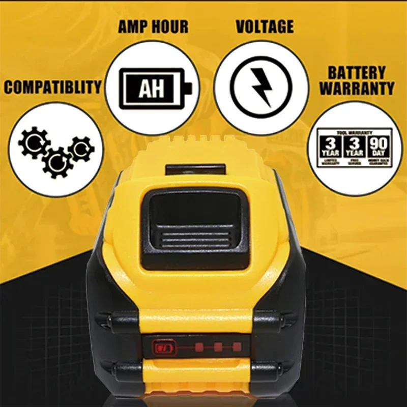 18Ah For DEWALT 20V/60V MAX Compatible DCB609 DCB547-XJ DCB200 DCB201 DCB609 DCB182,DCB204 Battery for Flexvolt 60v Max Battery