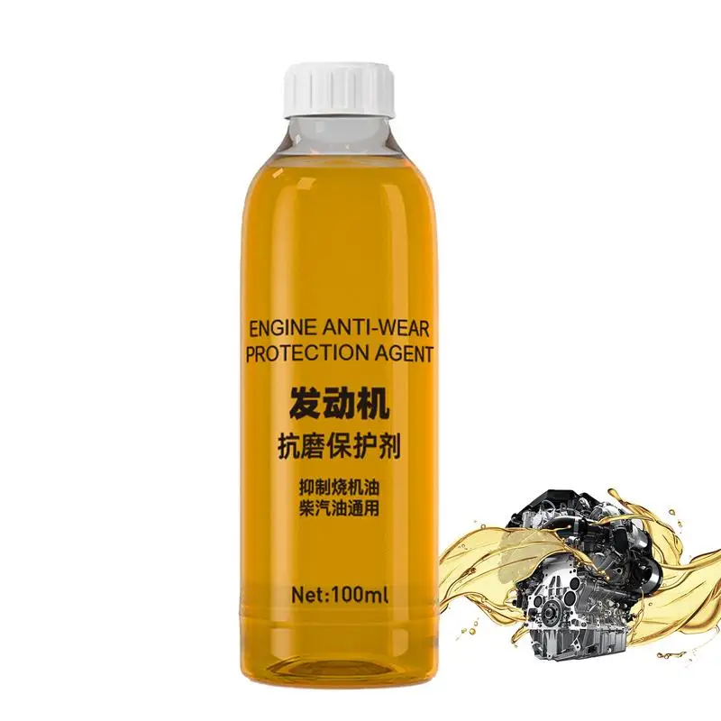 

100ml Engine Anti-Wear Protective Agent Noise Reduction Strong Burning Engine Oil Liquid Additive Car Engine Protection Oil