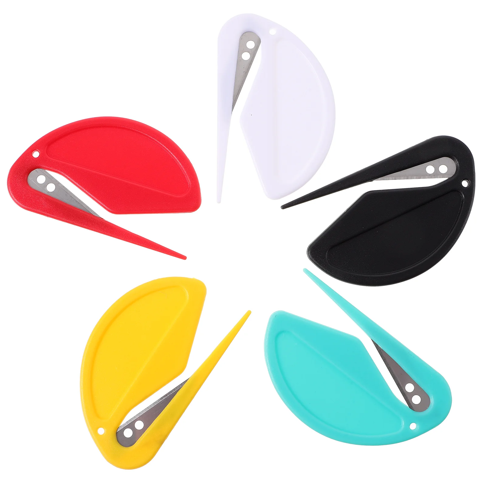 5 Pcs Portable Letter Opener Envelope Slitter Office Mini Paper Cute Openers Mail for Women Knives