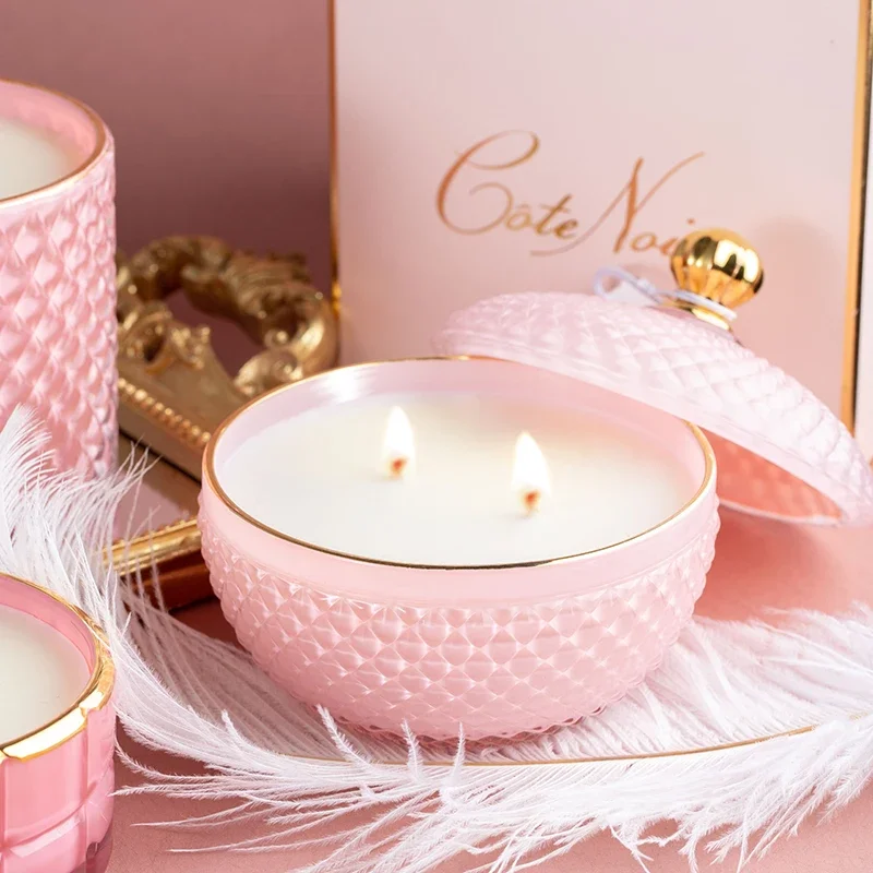 

Aromatherapy Candle Gift Box Indoor Soothing and Sleeping Aid Fragrance Light Luxury Decoration High-End Gift