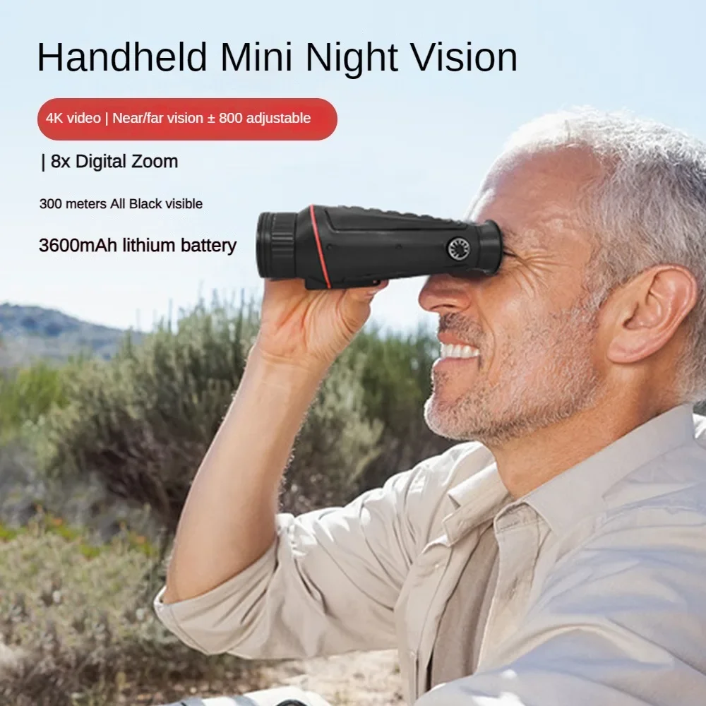 NV4000 Monocular Handheld Night Vision Device HD Infrared Digital Telescope New Product Night Outdoor Night Vision Goggles 4K