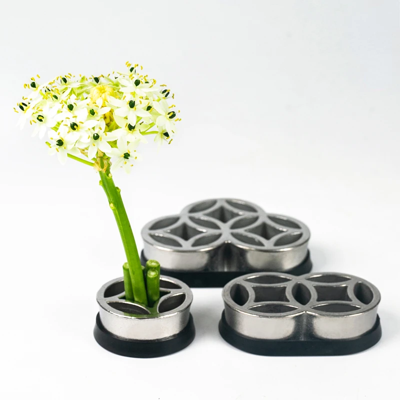 

Металлическая цветочная композиция, основа, геометрическая медная монета, узор, аксессуары для бонсай Jianshan, аранжировщик, опора для горшка