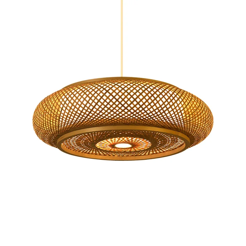 

*Bamboo Chandelier Lamps Restaurant Restaurant Inn B & B Living Room Artistic Lamp New Chinese Style Bamboo Artwork Chandelier