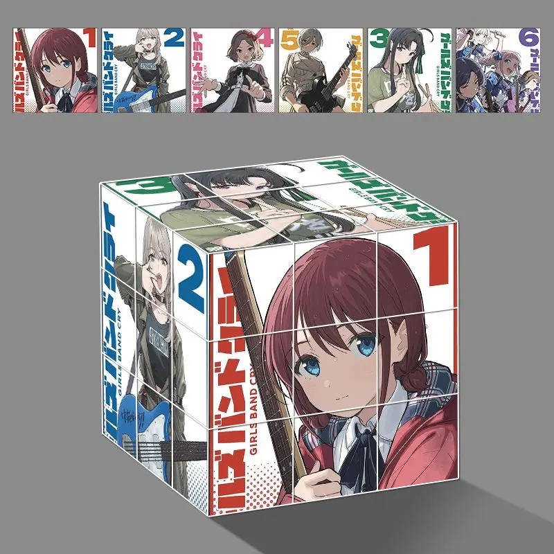 Magic Cube Unzip Anime ‌GIRLS BAND CRY rupa Subaru Anwa  Stress Relief Puzzle Professional Smooth Speed Game Birthday Gifts view 4