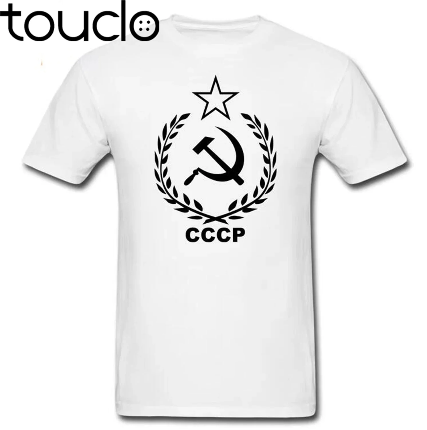 Fashion CCCP USSR T-Shirt Men Communist Soviet Russian Red Army Stalin Print Short Sleeve Shirts Brand Clothing Tops Tees