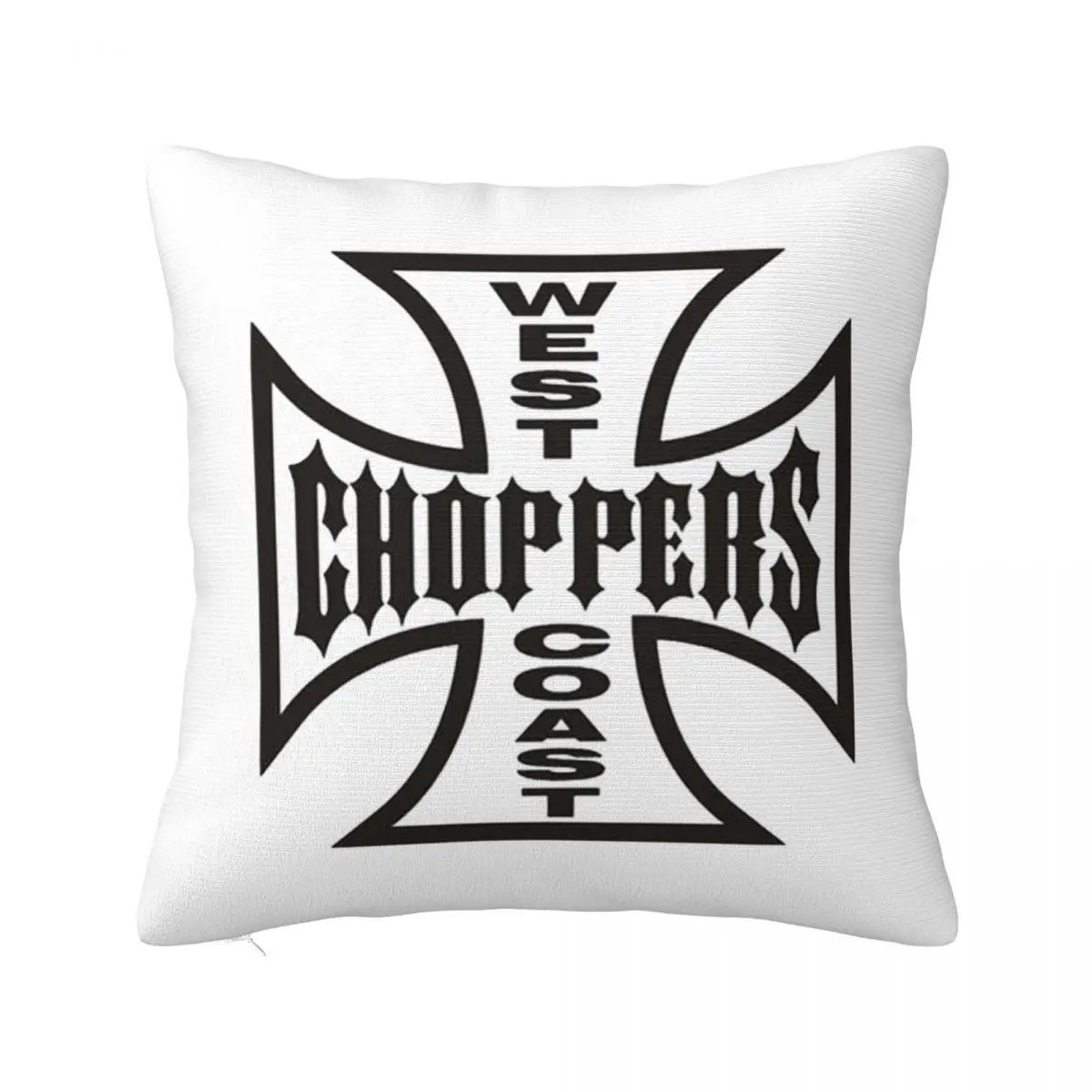 The West Choppers Coast Motorcycles Factory Merch Square Pillowcase Pillow Cover Cushion Zip Comfort Throw Pillow for Home Car