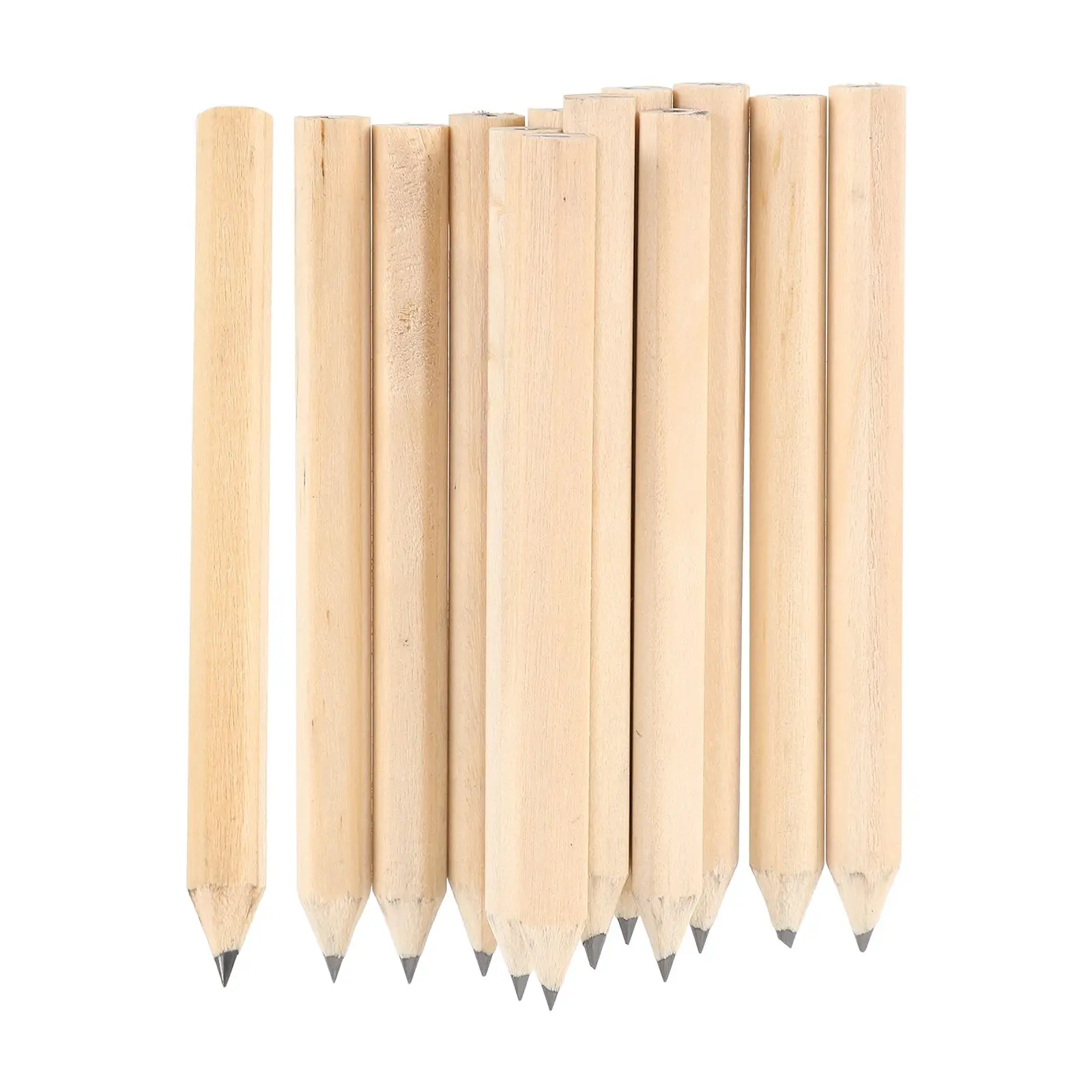 50 Pcs Scoring Pencil Small Pencils Golf Cross Pocket Wood Wooden Short Graphite Practical Baby
