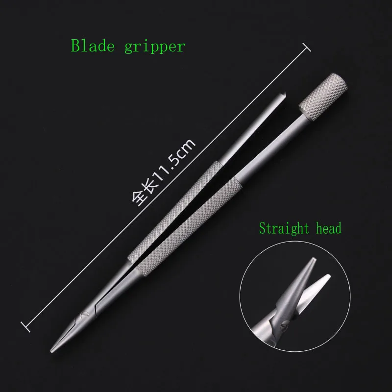 Ophthalmic microsurgical instruments - Blade holders - Fixed blade needle holders - Stainless steel titanium alloy surgical tool