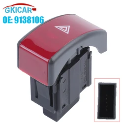 9138106 Hazard Warning Emergency Double Flasher Light Switch For Opel Corsa C