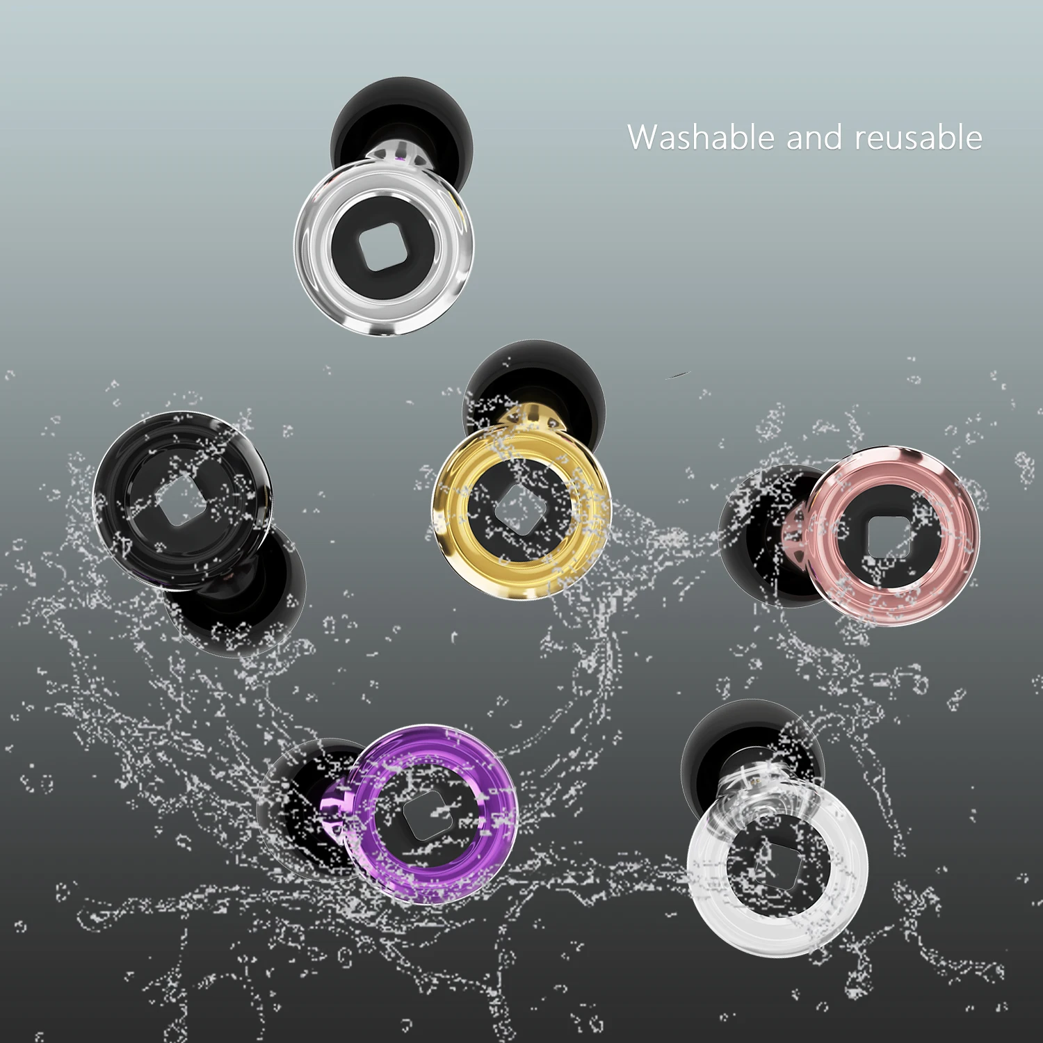 سدادات أذن لتقليل الضوضاء من ABS - تخفيف الضوضاء اليومي مع خطاب واضح للتجمعات الاجتماعية وحساسية الضوضاء - أذن