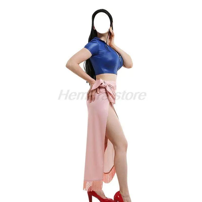 Anime Cosplay Costume Dress Outfits Nico Robin Cosplay Custom Glasses Party Wig Suit Costumes for Girl Halloween Carnival Suit