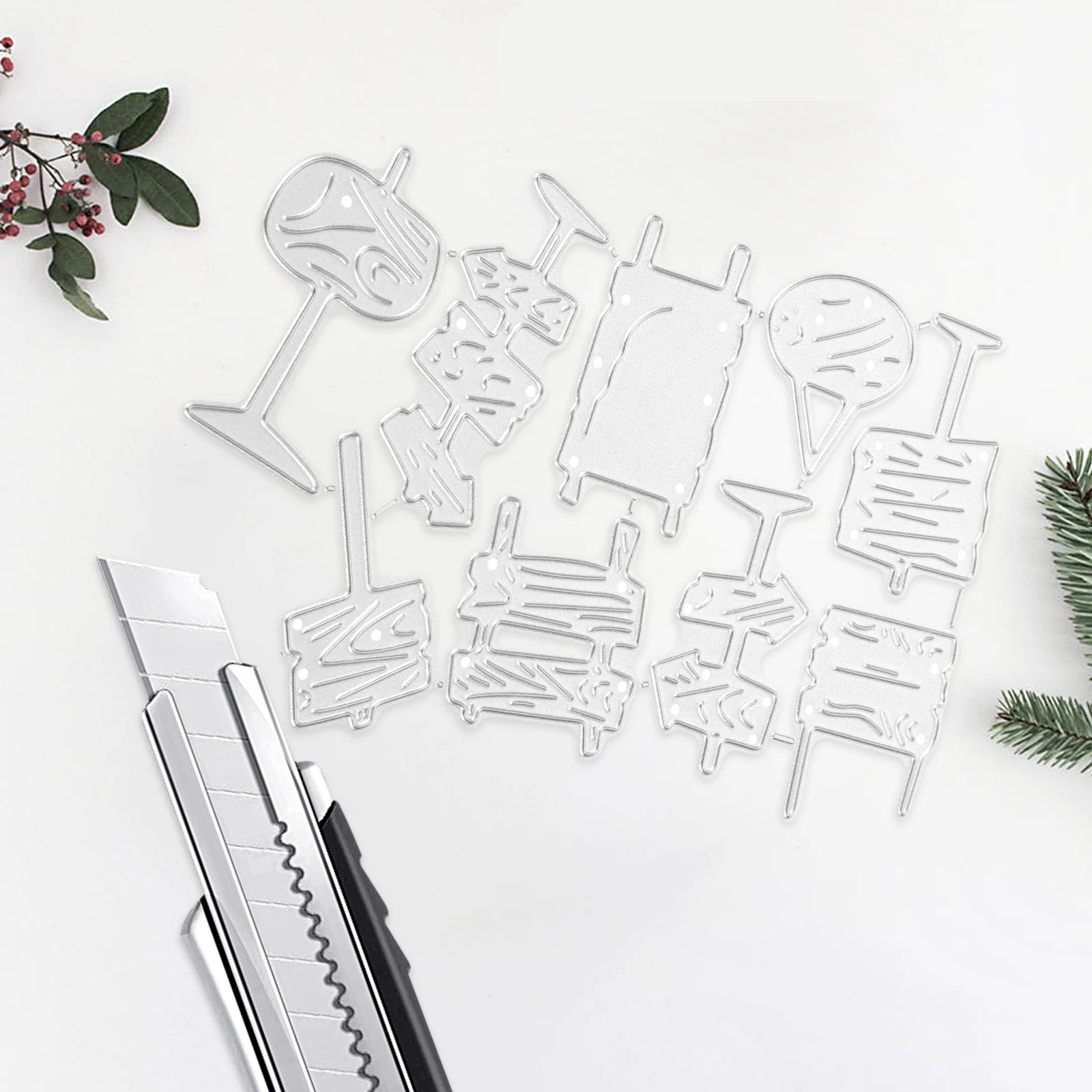 

1Set Metal Cutting Dies Road Sign Embossing Die Cut for Card Making Scrapbooking Craft Supplies DIY Paper Projects Tools