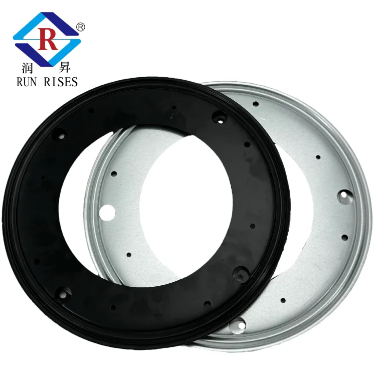 

A25 14 Inch 360 Degree Rotating Black White Galvanized Swivel Plate For Dining Chairs For Kitchen Showroom FoundationATV&UTV