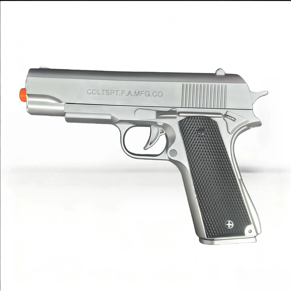 Manual Blaster Pistol - Toy Gun Pistol Without Charge, For Backyard Fun and Outdoor Team Shooting Games (Without Water Beads)