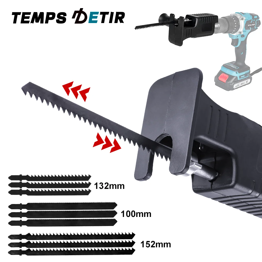 Reciprocating Saw Adapter Band Saw Blade Household Electric Drill Modified Electric Saw Portable Power Tool Wood Cutting Machine