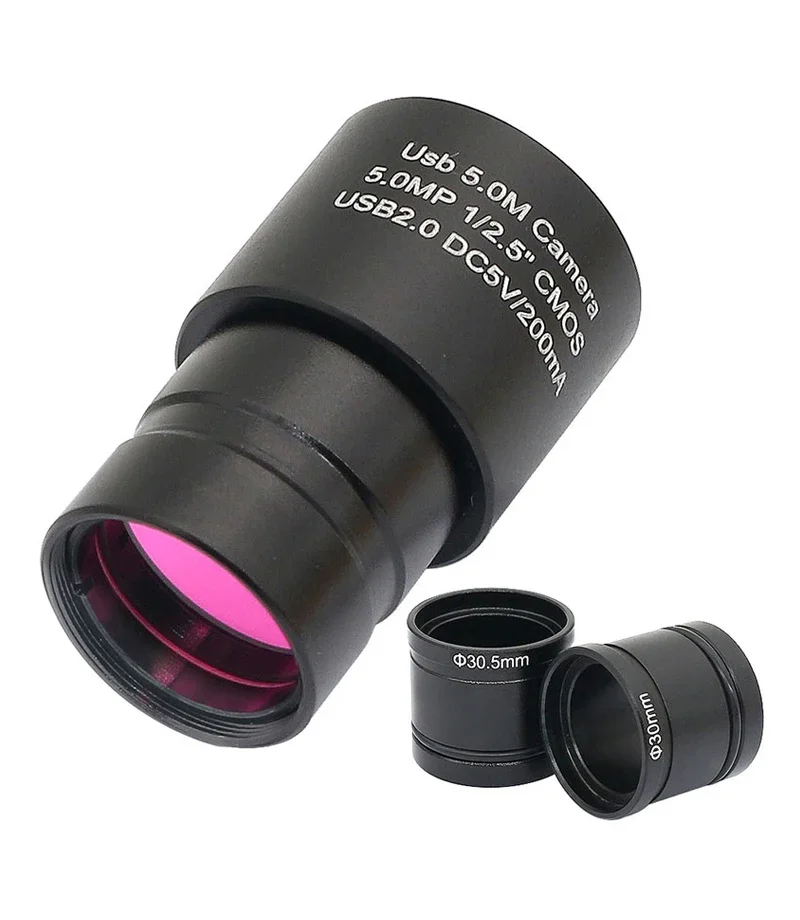 2MP/5MP CMOS USB-камера, микроскоп, HD электронный окуляр, крепление 23,2 мм с кольцевым адаптером 30 мм 30,5 мм, фотография цифровой камеры 2MP/5MP CMOS USB-камера, микроскоп, HD электронный окуляр, крепление 23,2 мм с кольцевым адаптером 30 мм 30,5 мм, фотография цифровой камеры