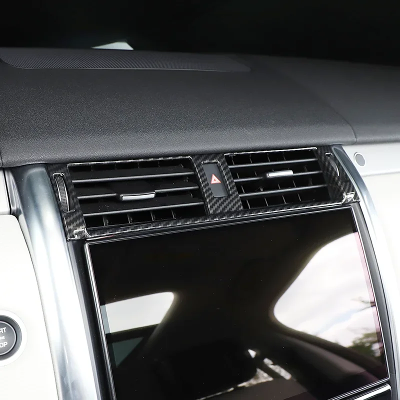 

Для Land Rover Discovery 5 L462 2021-2024 ABS автомобильное центральное управление, рамка для выпускного отверстия воздуха, отделка, наклейка, автомобильные аксессуары для интерьера