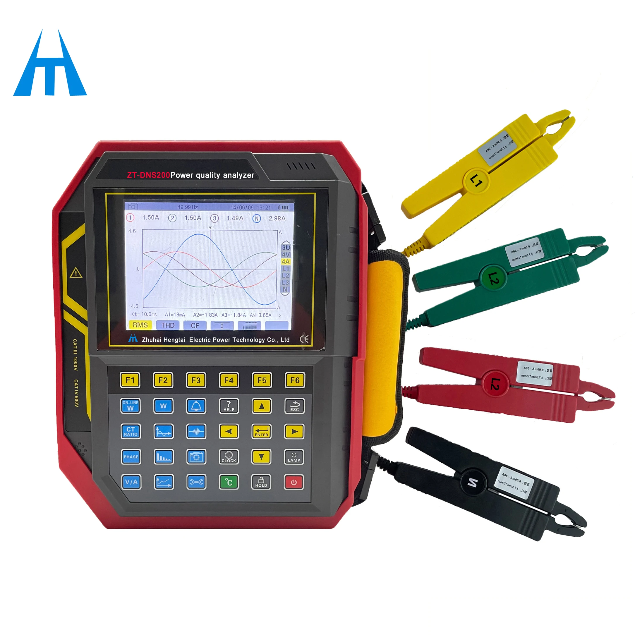 ZT-DNS200 Three Phase Power Quality Analyser