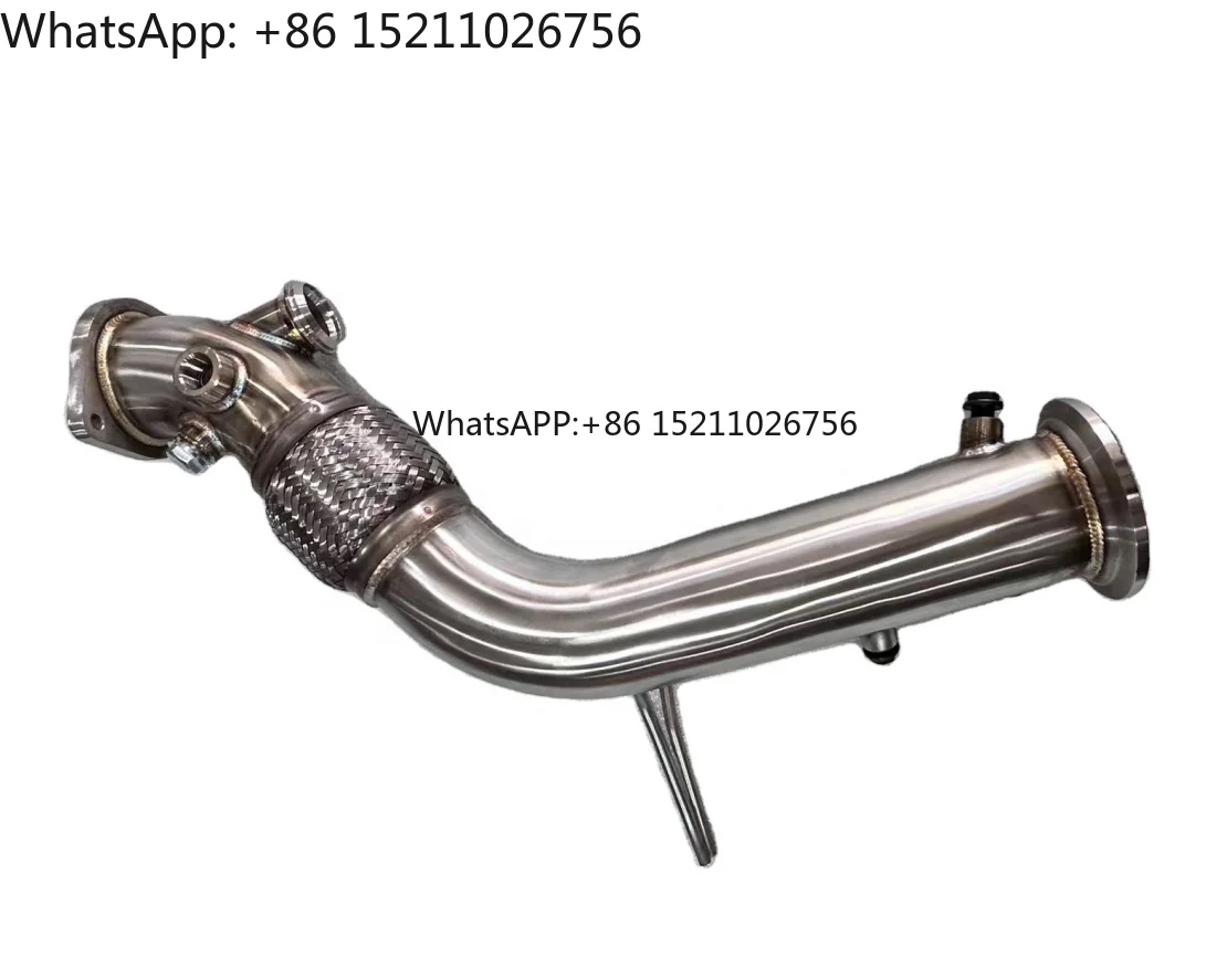 Stainless Steel Exhaust Down Pipe for B MW F10 LCI, F11 LCI, F07 GT LCI 530dx 535dx N57N N57Z 12-17 245-313PS