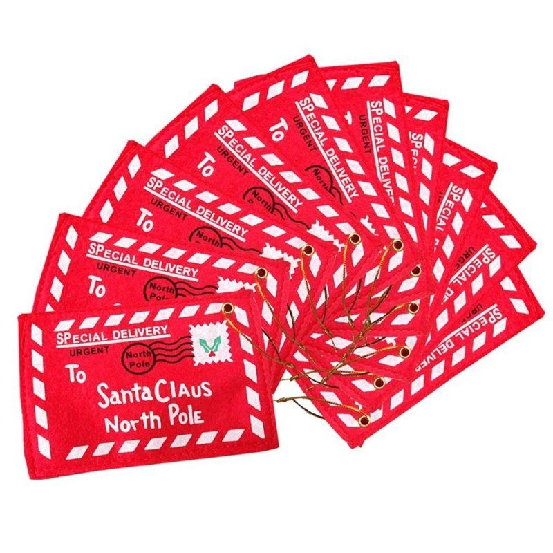 10 miếng Thẻ Giáng sinh Người giữ tiền cho đồ trang trí phong bì sáng tạo Trang trí cây Giáng sinh cho bữa tiệc văn phòng tại