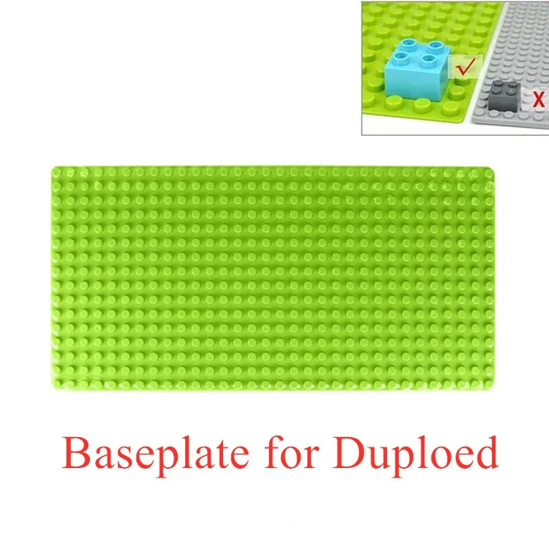 Bodemplaat 16*32 Dots Duploed Grote Basis Bouwstenen Grondplaat Bakstenen Klassieke Bakstenen Kinderen Speelgoed Compatibel met Merk Blokken - afbeelding 1