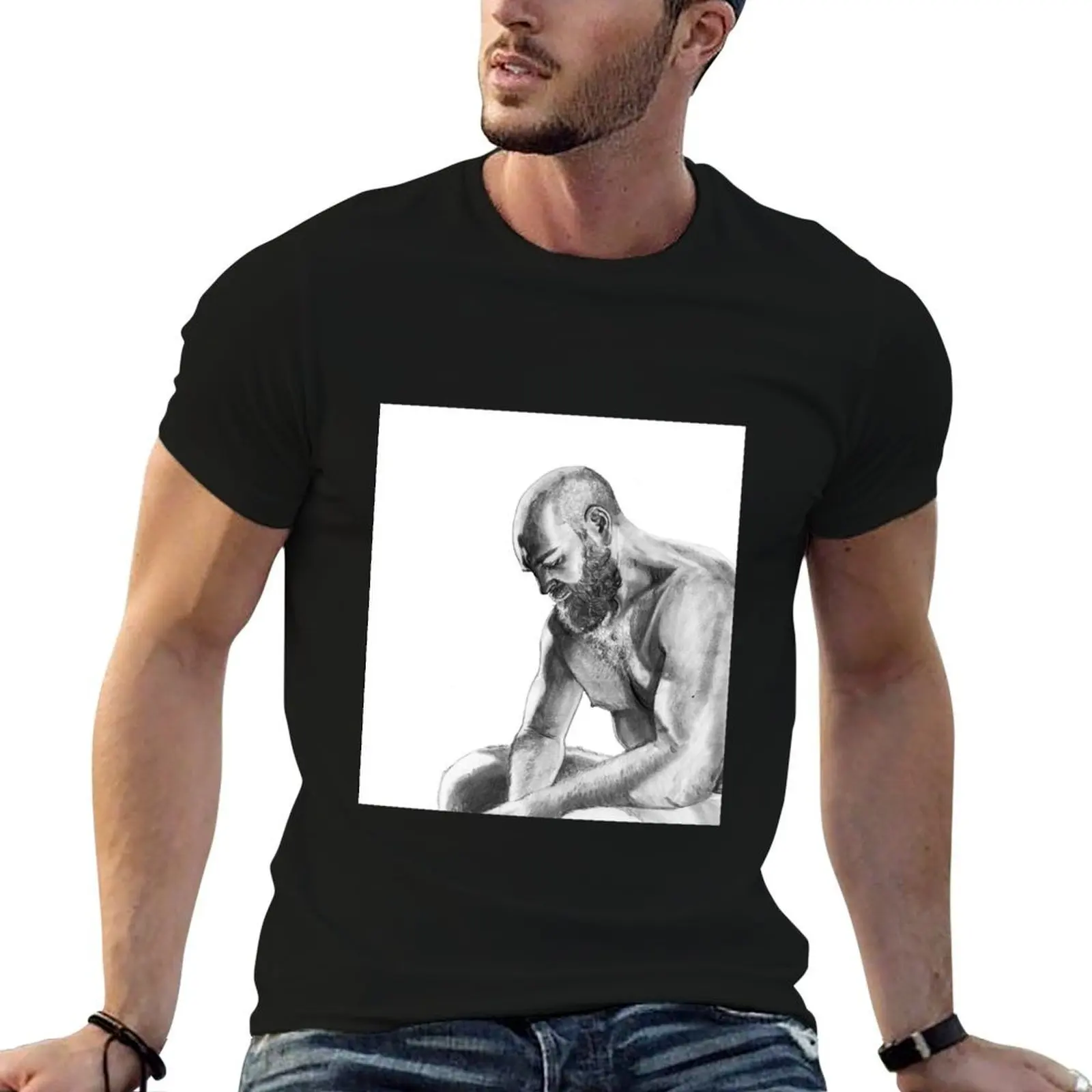 Overthinking Man T-Shirt man clothes Luxury man mens t shirt