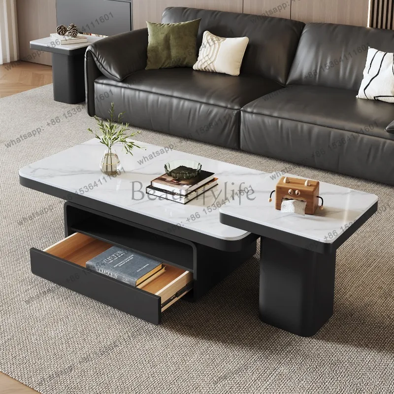 LD Dinner Writing Side Table Moving Standing Organizer Living Room Designer Modern Coffee Table Luxury Couchtisch